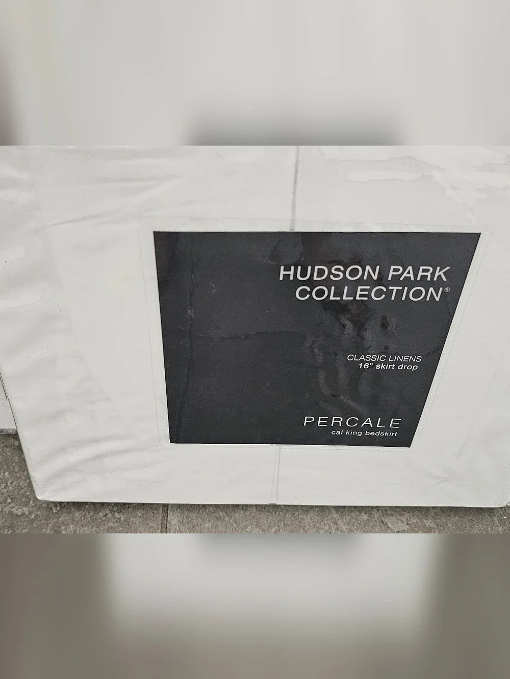 TWO NIB Hudson Park Collection Cal King Bedskirt | 100% Egyptian Cotton